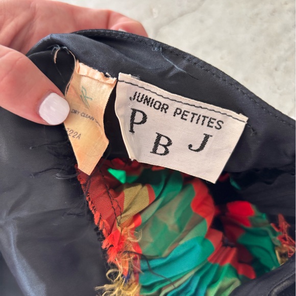 Vintage 70s Halter Midi/Maxi PBJ Petites Dress size 9 - Picture 5 of 6